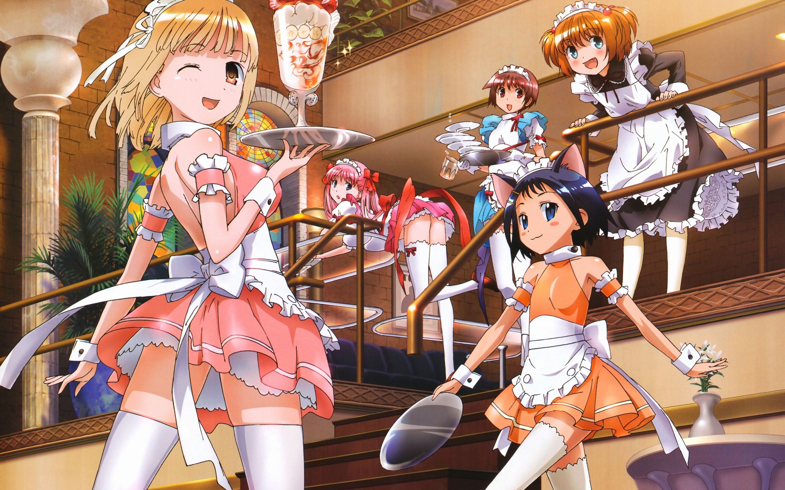 动漫,动漫少女,女仆,儿童桌面专用