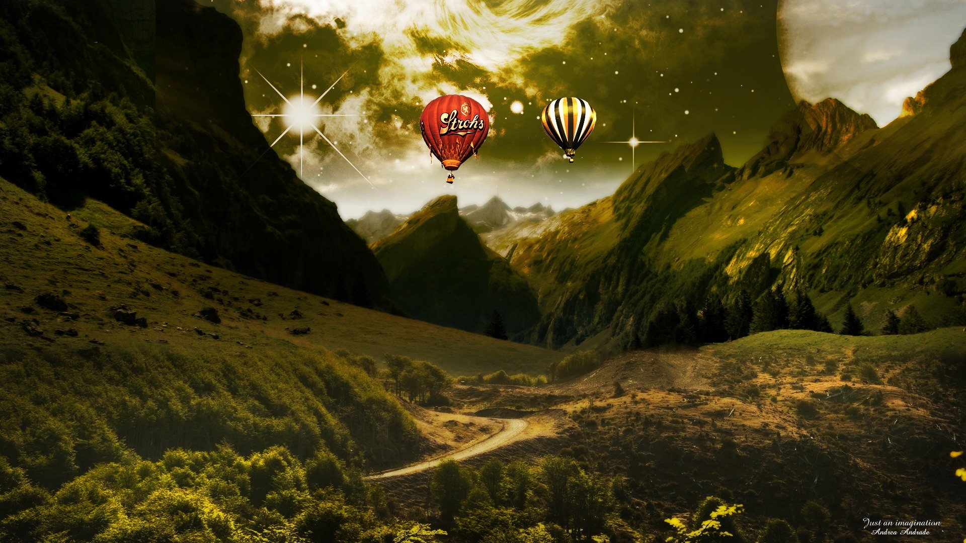 风景,奇幻梦境,儿童桌面专用