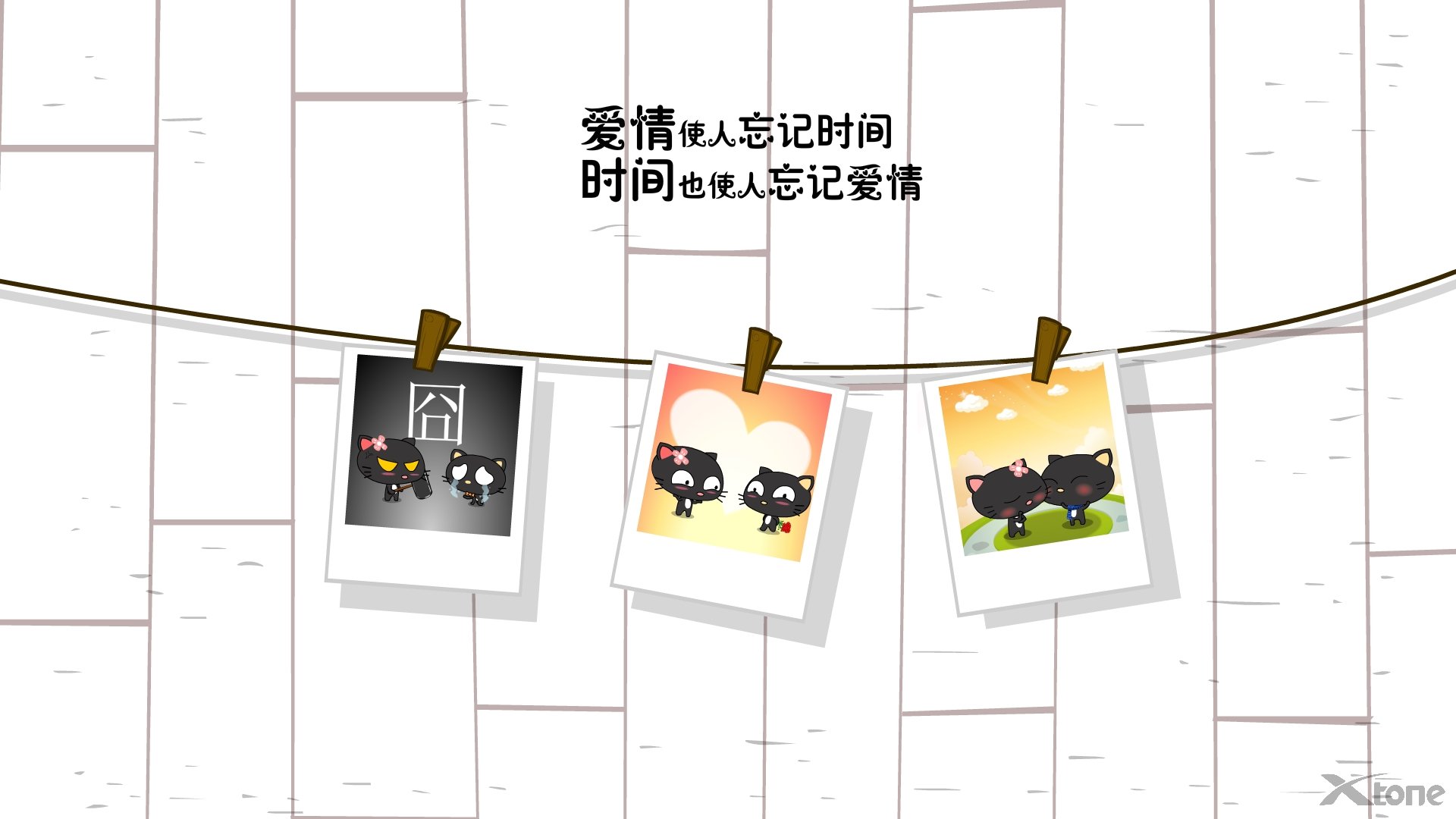 动漫,经典语录,嘿莉猫,翔通动漫,儿童桌面专用