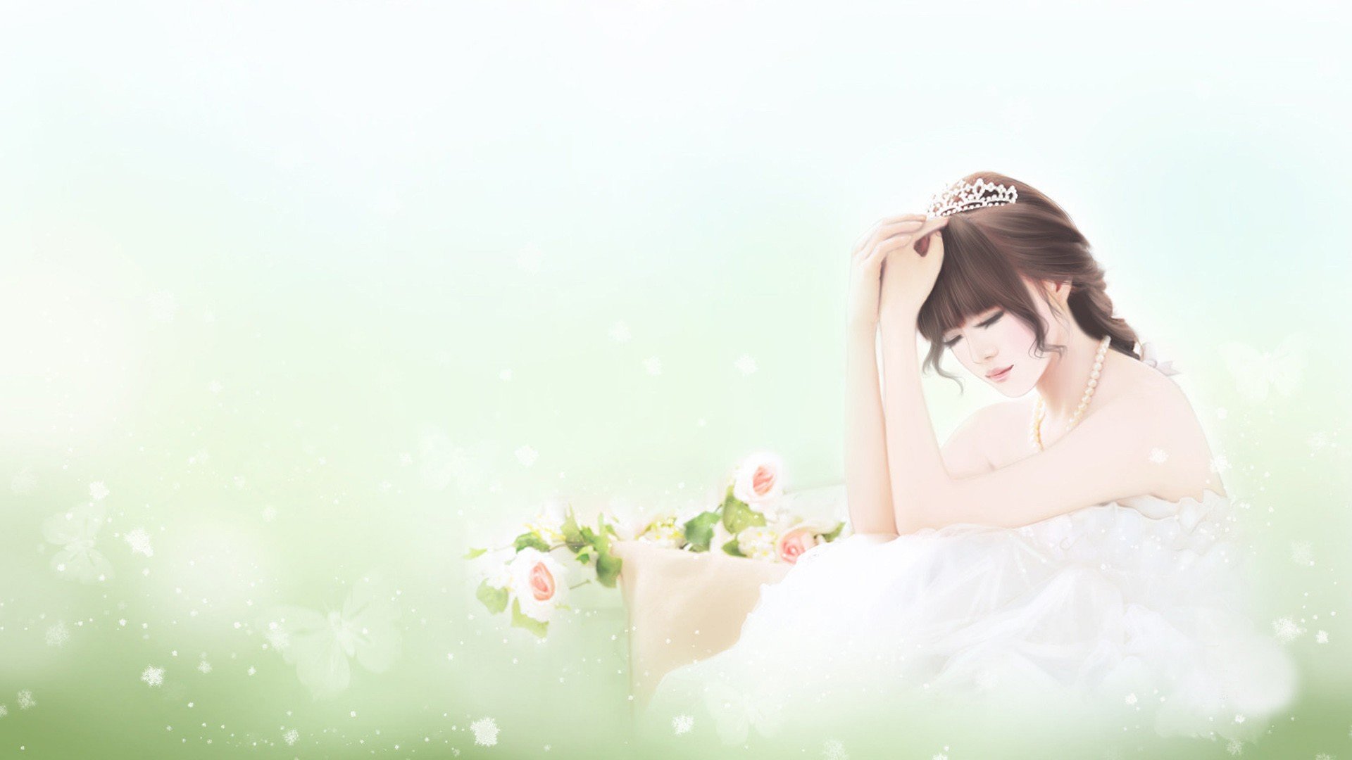 动漫,孤独公主,动漫少女,儿童桌面专用