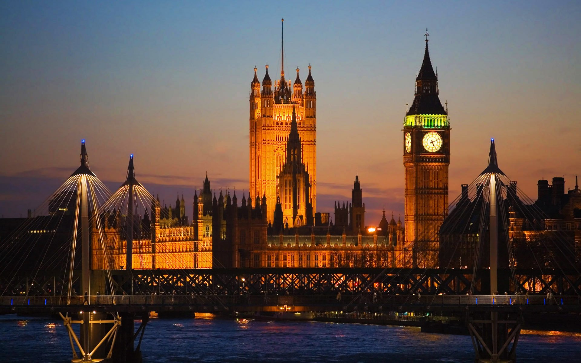 风景,城市夜景,十二月六日,儿童桌面专用