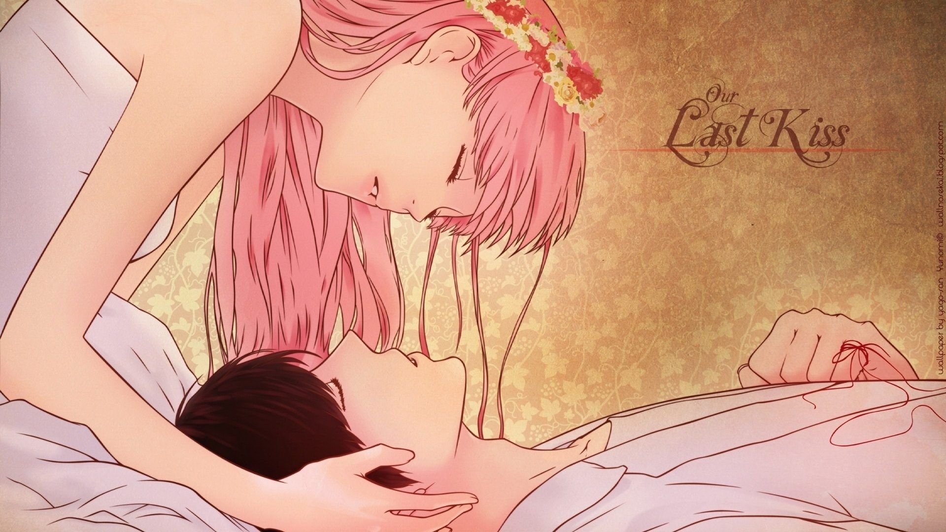 爱情美图,浪漫手绘,kiss,动漫,唯美