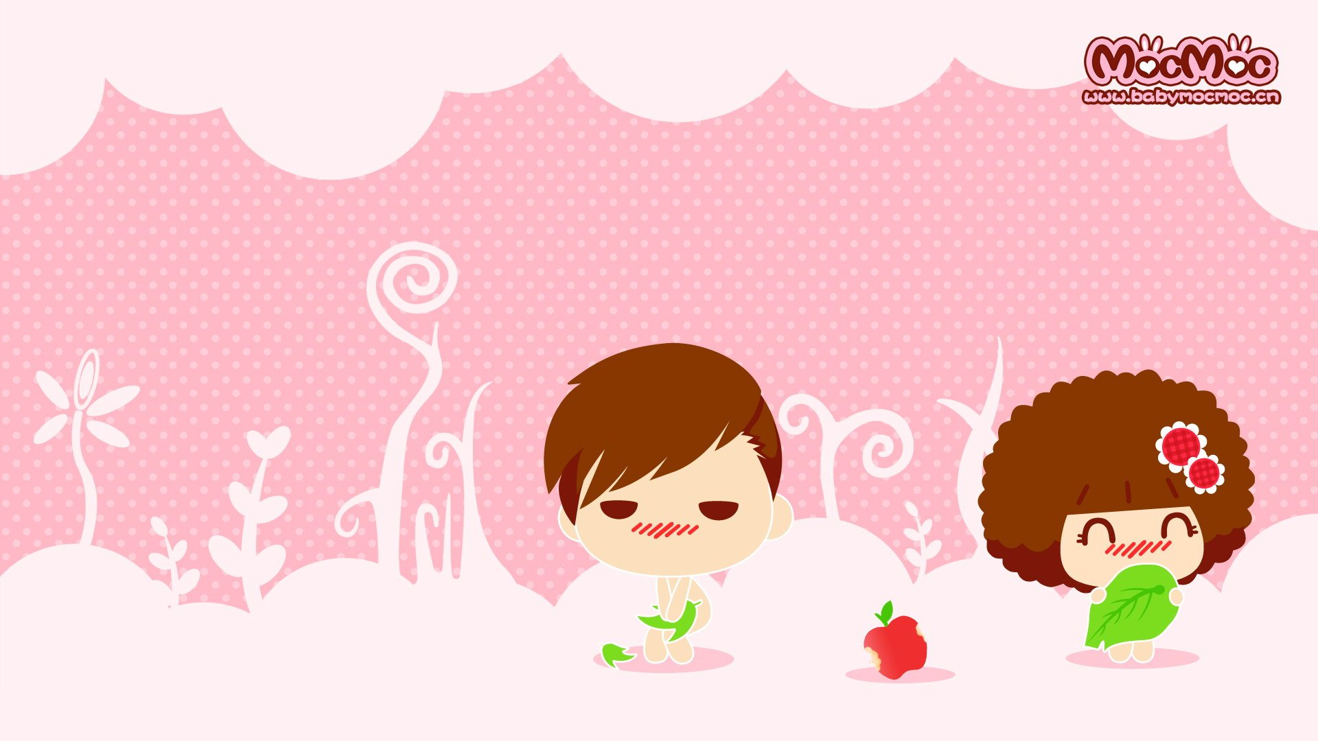 Mocmoc摩丝摩丝,Mocmoc,爱情,浪漫手绘,摩丝娃娃,mocmoc