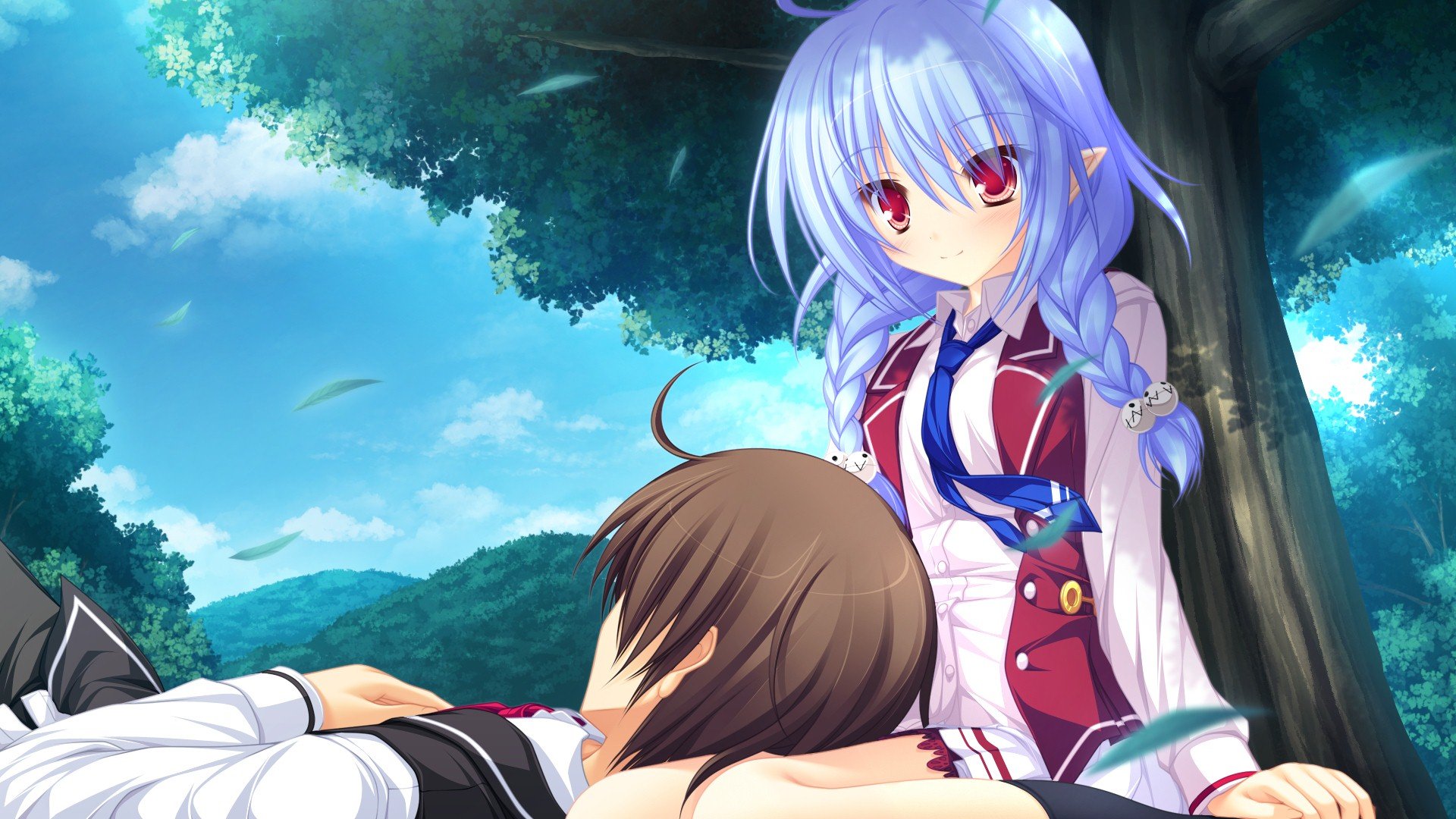 动漫,契约之吻与真红之瞳,爱情,浪漫温馨,儿童桌面专用