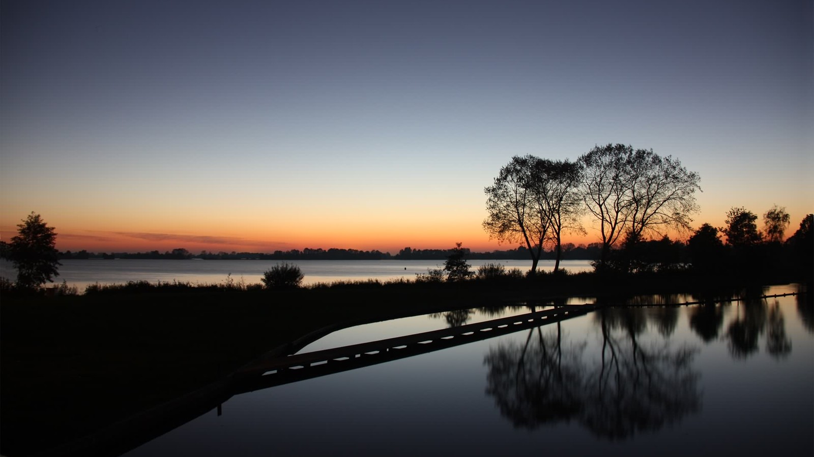 风景,落日余晖,儿童桌面专用