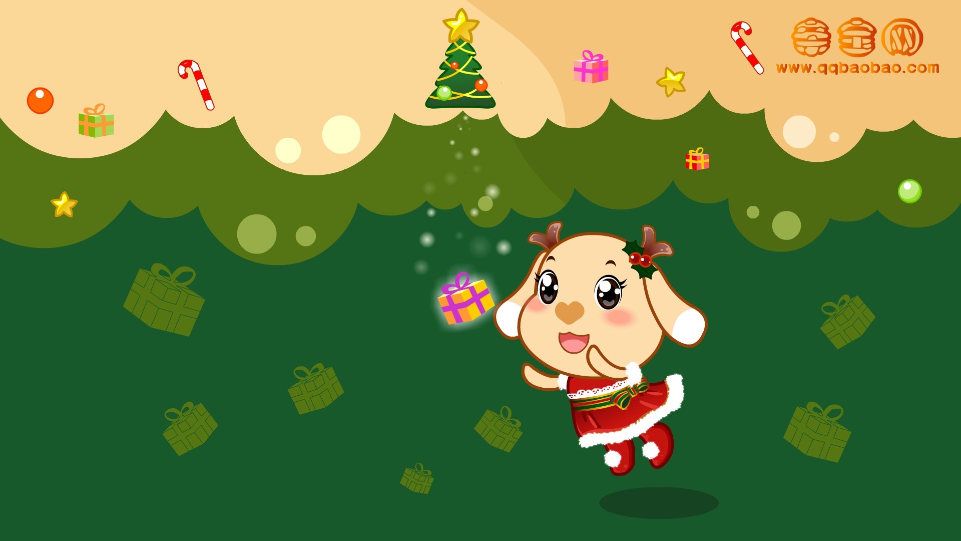 动漫,圣诞,亲宝网,亲宝,儿童桌面专用