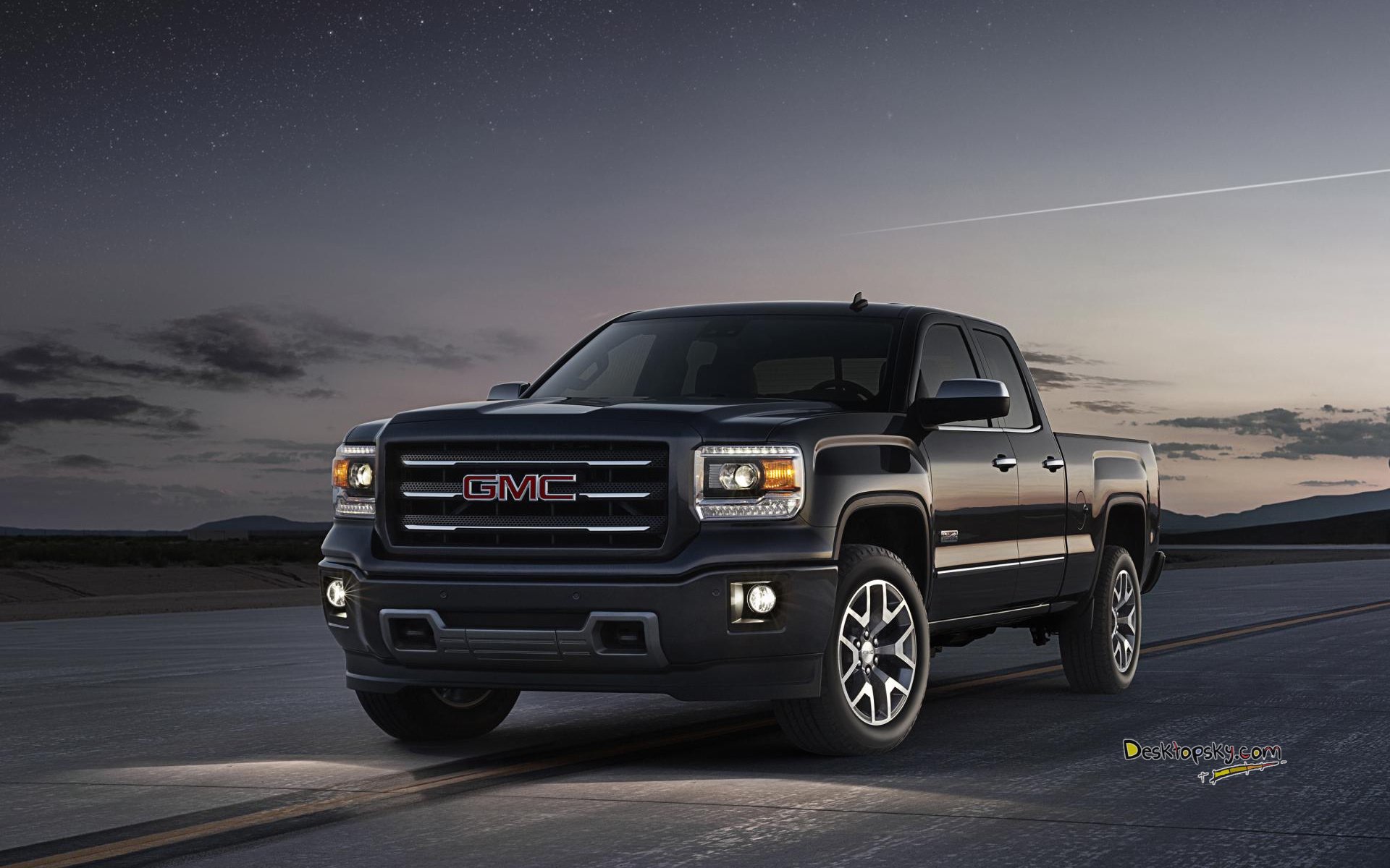 汽车,GMC,Sierra皮卡,儿童桌面专用