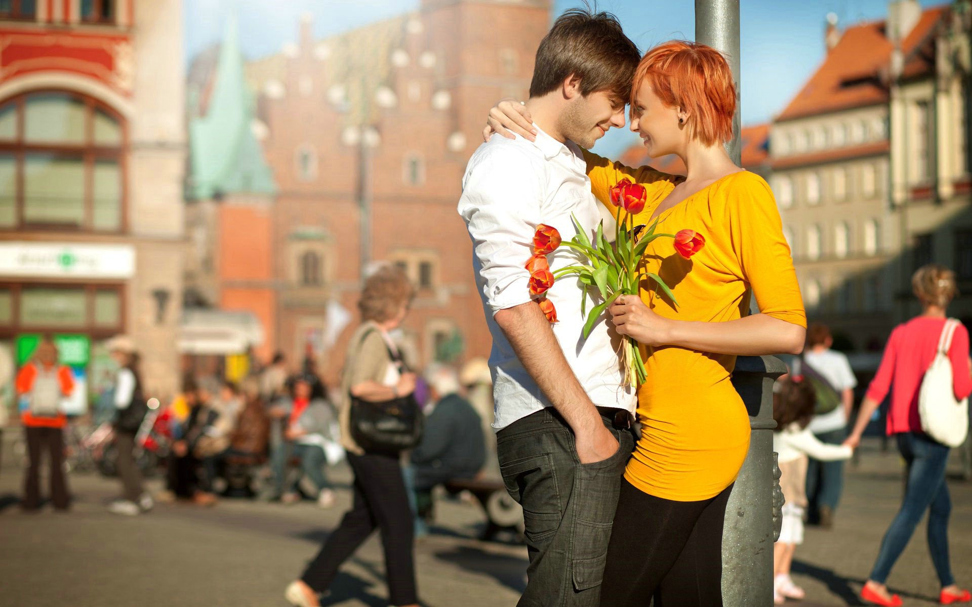 爱情美图,唯美温馨,情侣,拥抱,玫瑰,浪漫