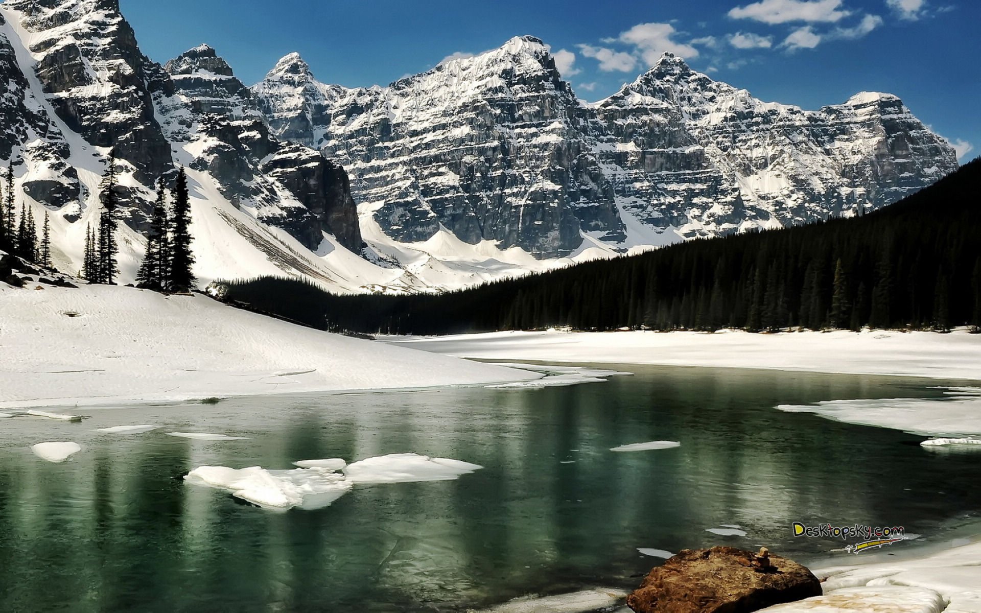 风景,冰天雪地,儿童桌面专用