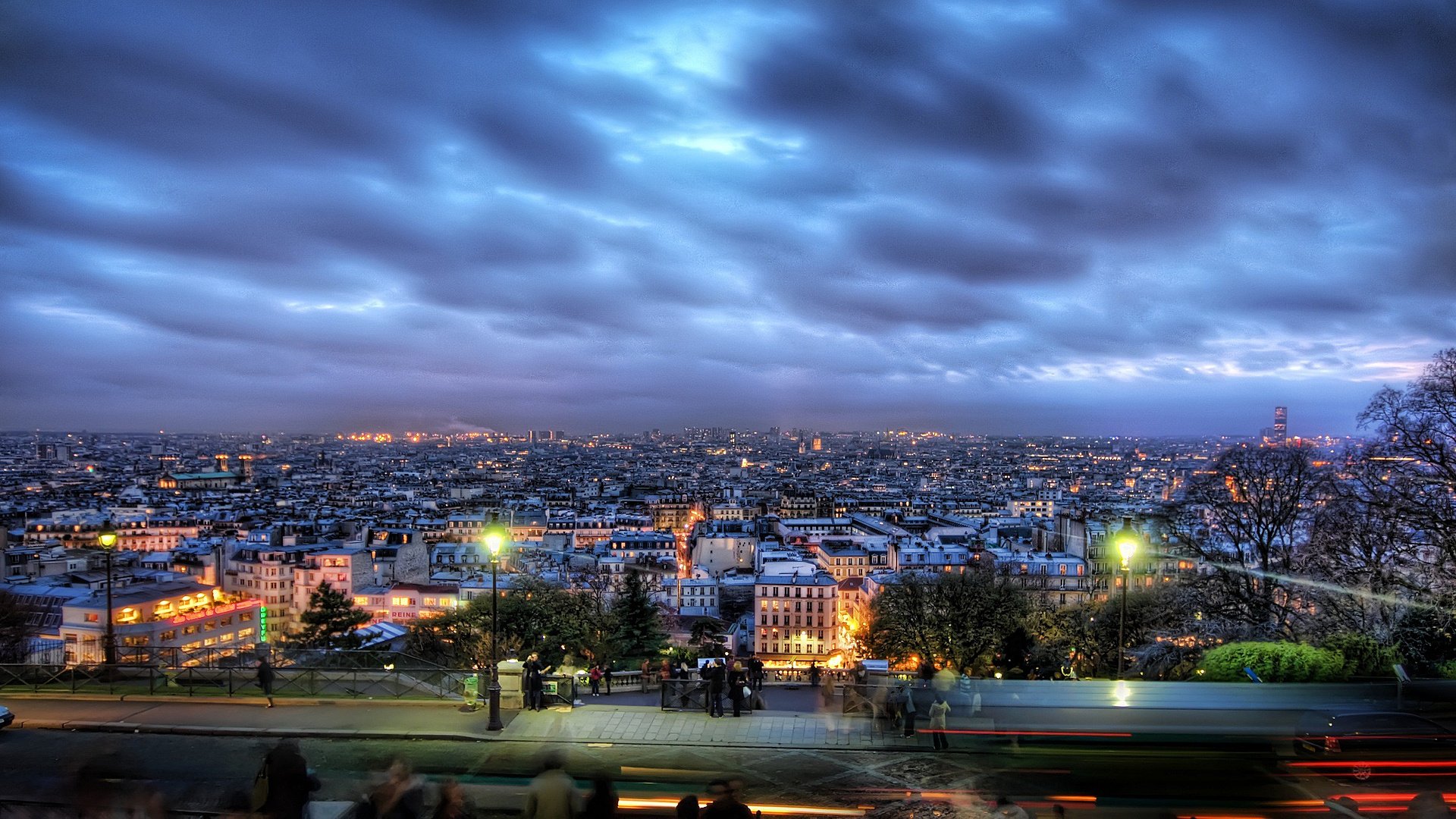 风景,城市夜景,十二月三日,儿童桌面专用