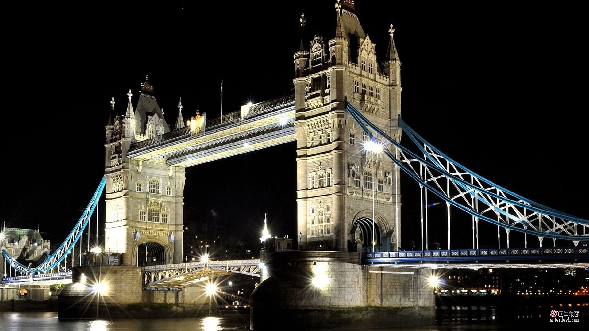 风景,城市夜景,伦敦,塔桥,儿童桌面专用