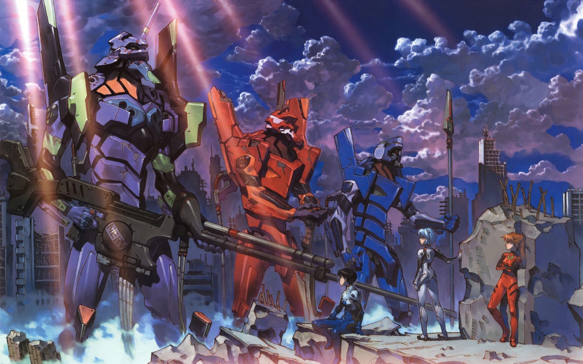 动漫,新世纪福音战士,EVA,儿童桌面专用