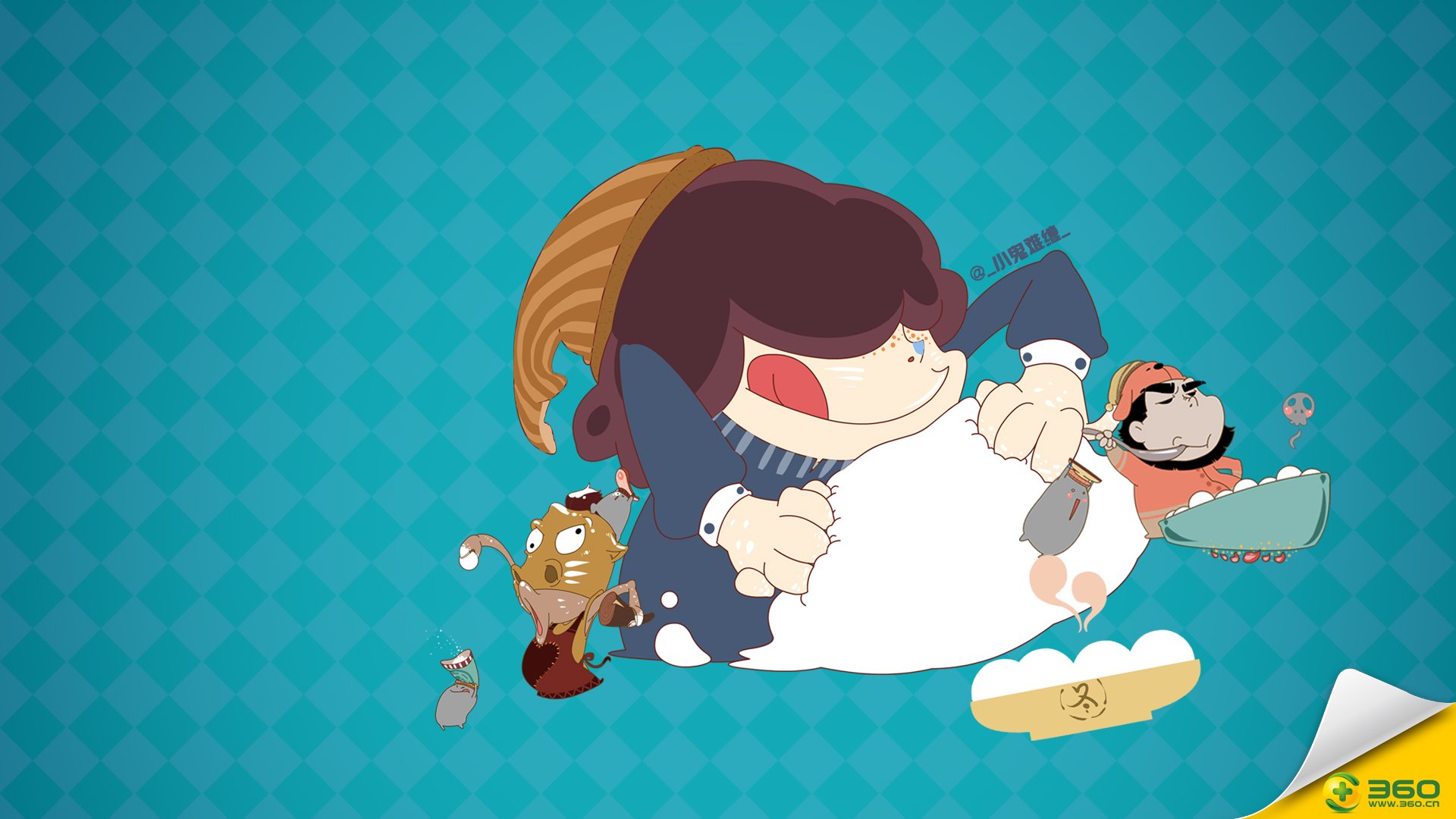 动漫,小鬼,冬至,坤奇,坤奇动漫,儿童桌面专用