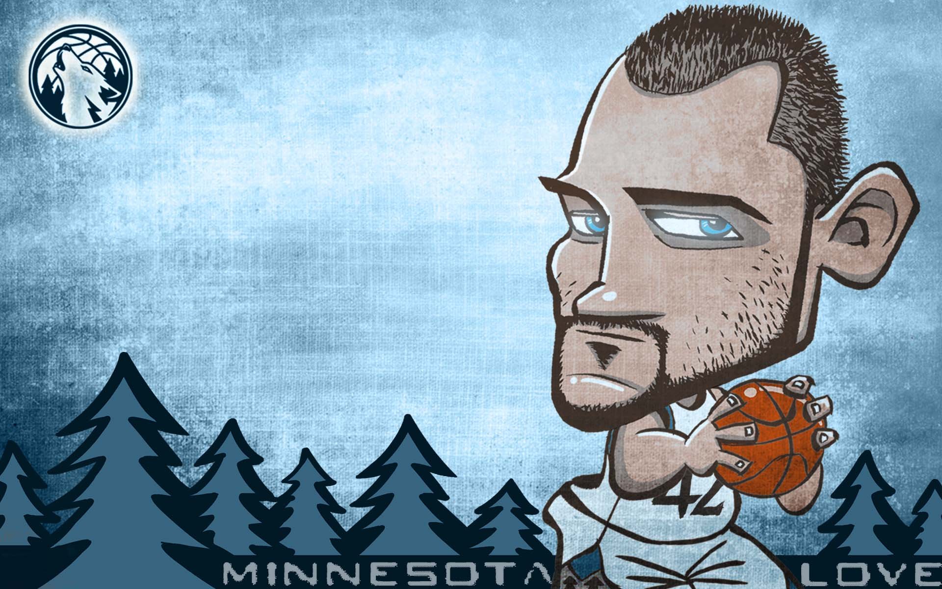 体育,NBA,森林狼,手绘