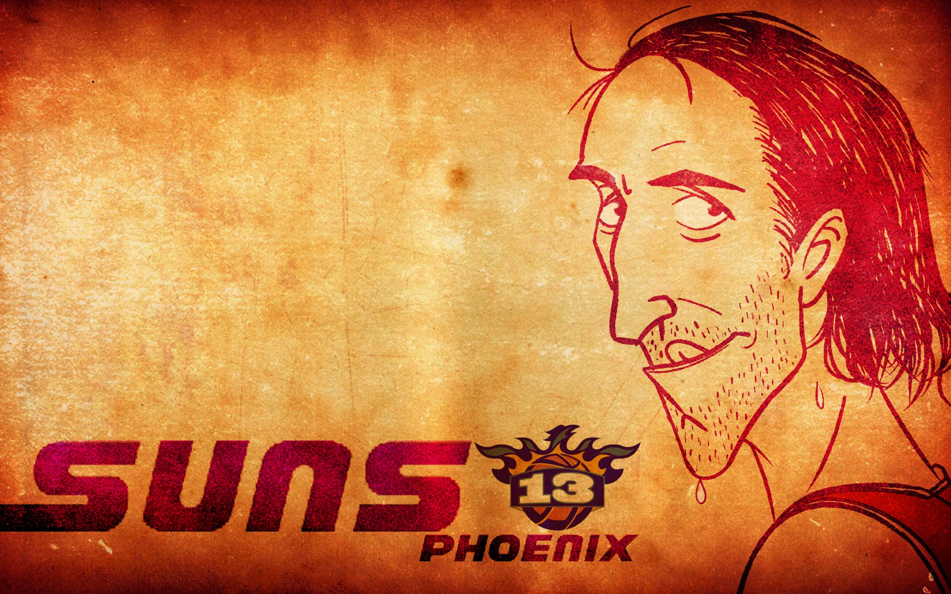 体育,NBA,纳什,湖人队,手绘