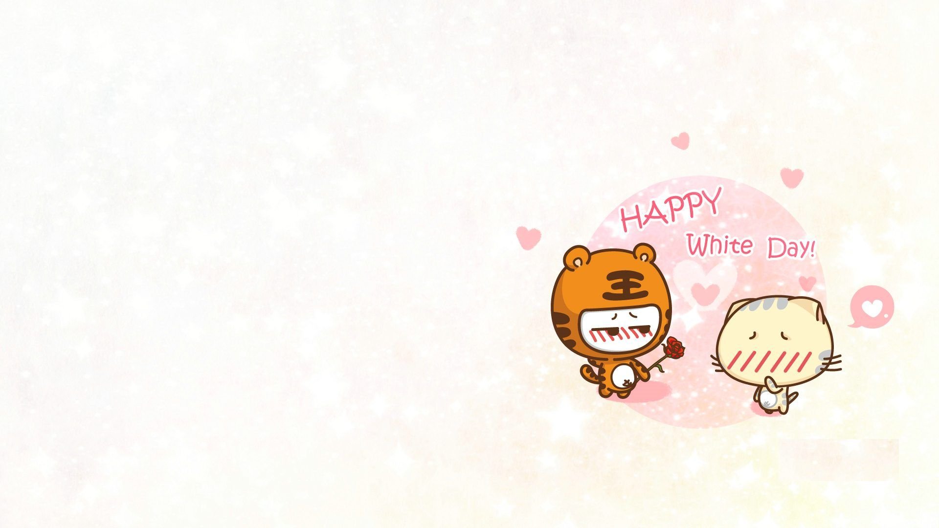 爱情美图,浪漫手绘,白色情人节,小C