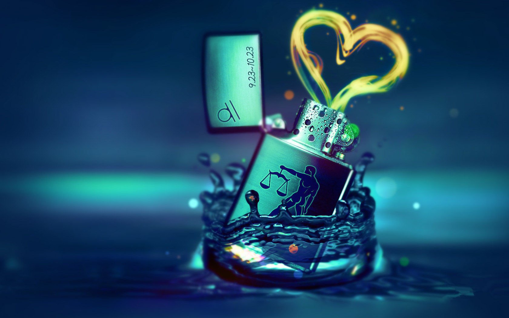 爱情美图,心动创意,打火机