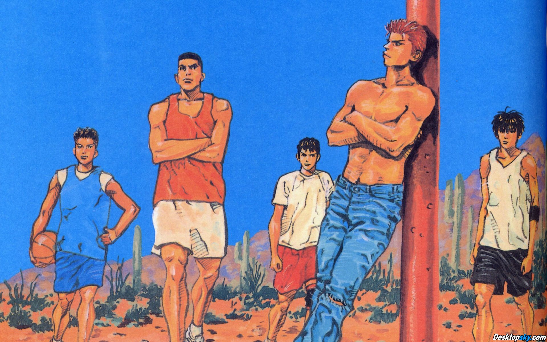 动漫,灌篮高手,经典动漫,儿童桌面专用