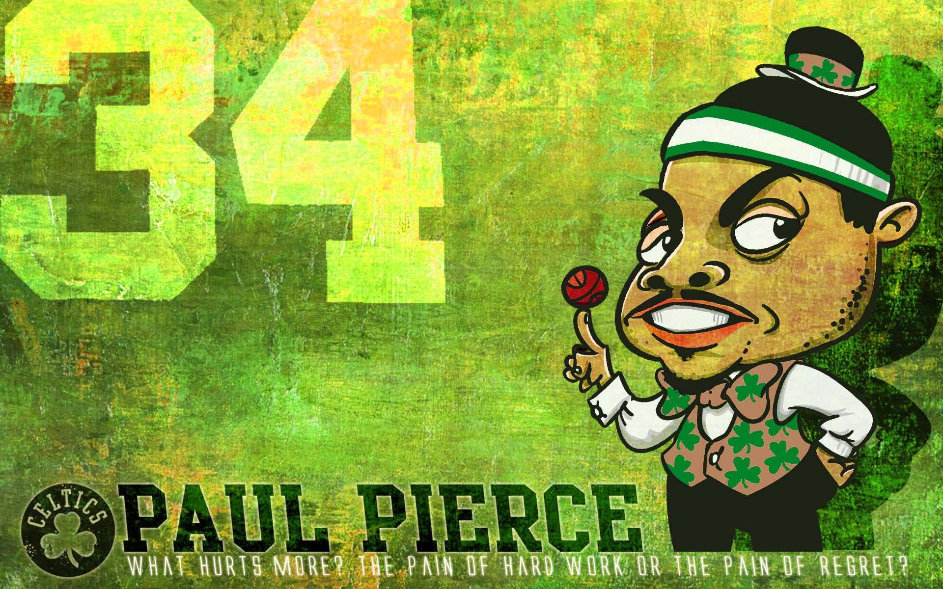 体育,NBA,手绘图,保罗,皮尔斯,恶搞图