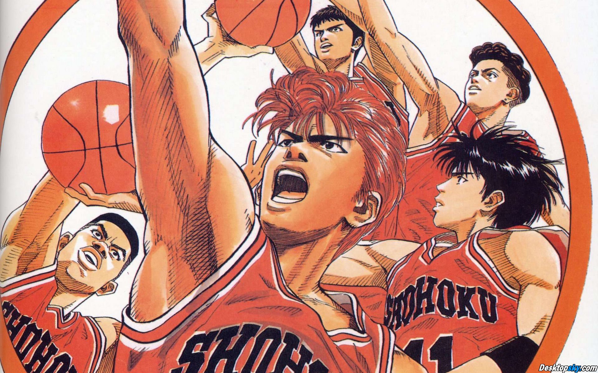 动漫,灌篮高手,经典动漫,儿童桌面专用