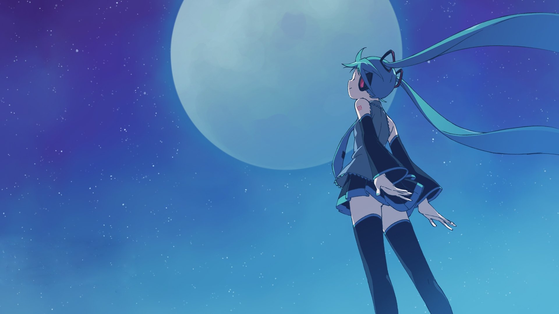 动漫,动漫少女,初音,儿童桌面专用