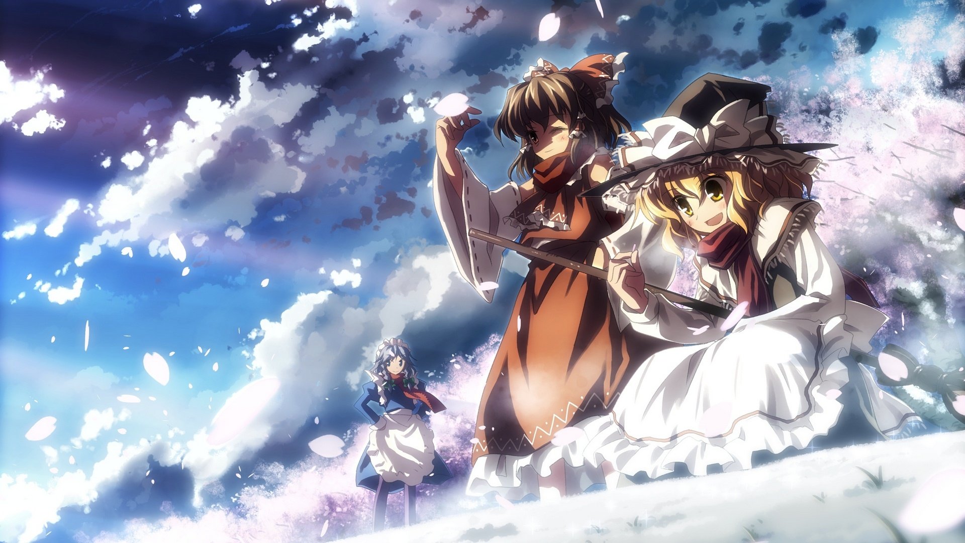 动漫,动漫少女,可爱,插画,魔法少女,儿童桌面专用