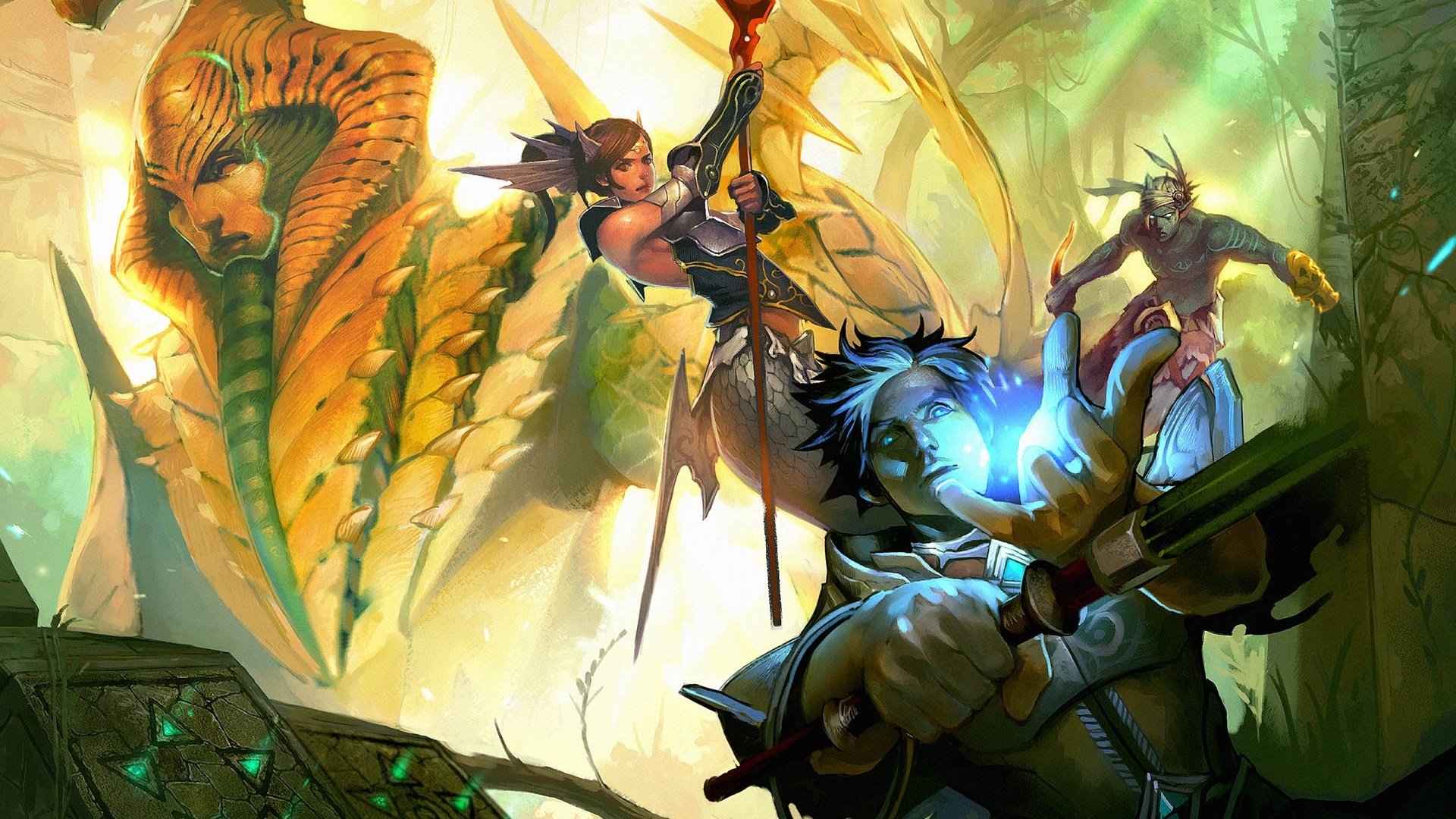 游戏,游戏角色,场景,插画