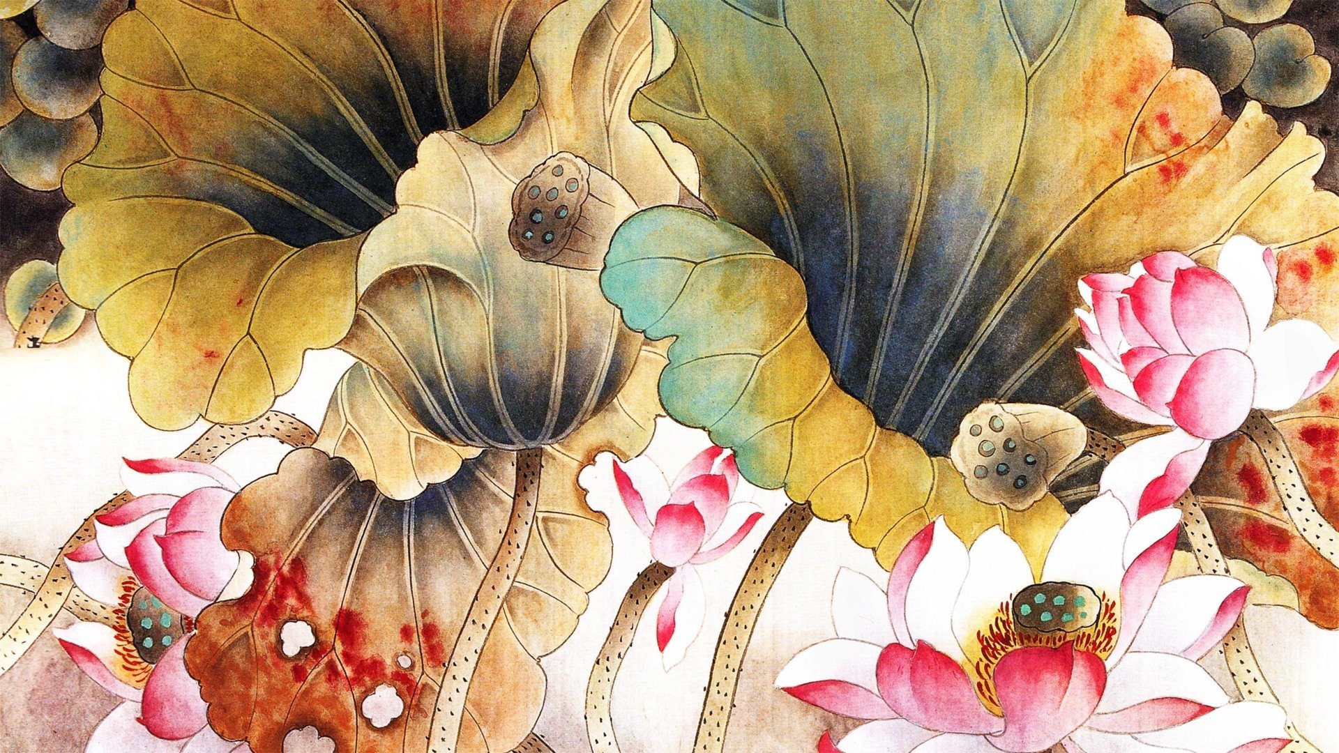 炫酷,炫彩,中国风,国画,1月25日,儿童桌面专用