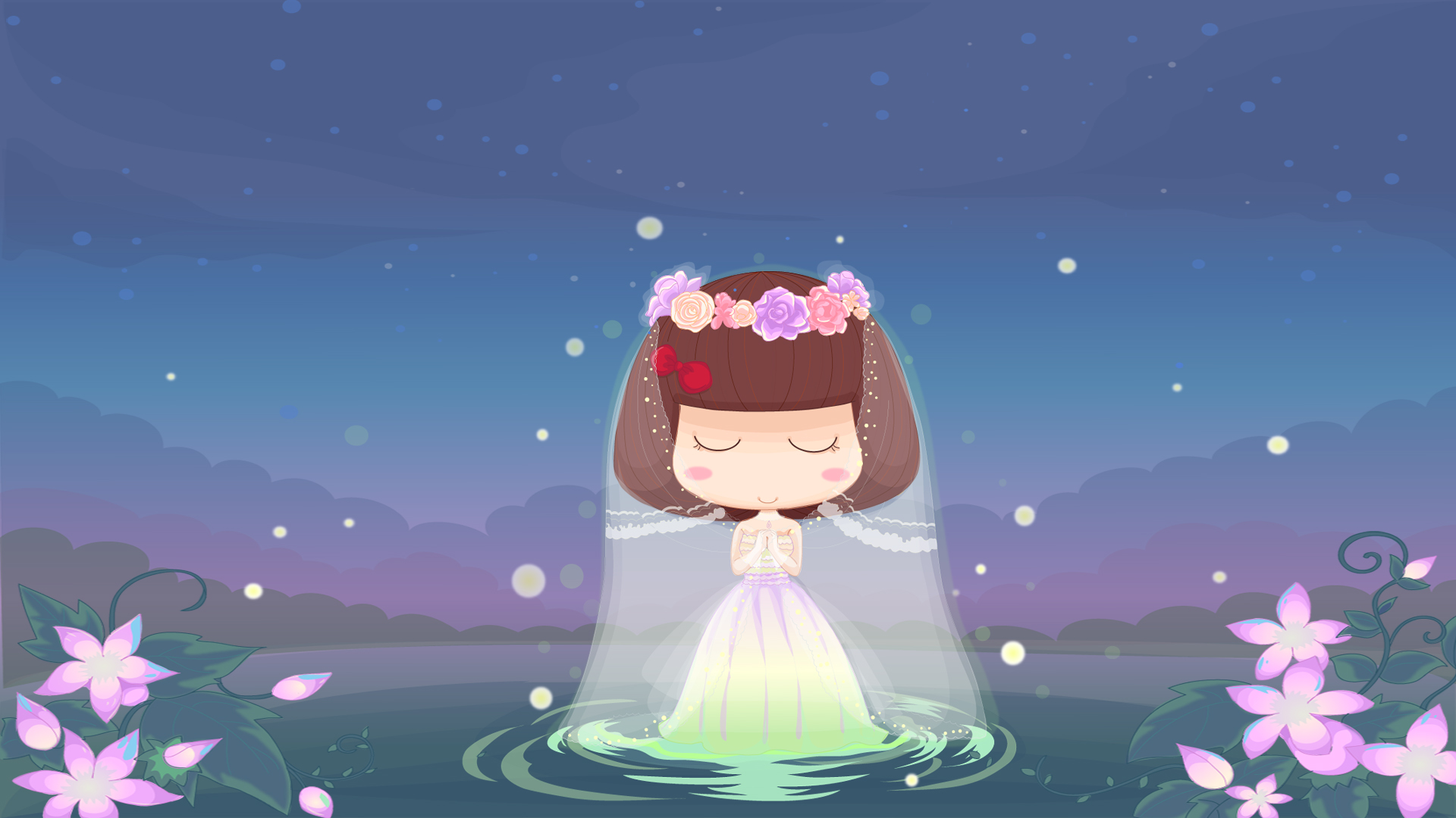 动漫,麦拉风,我的婚纱系列,儿童桌面专用