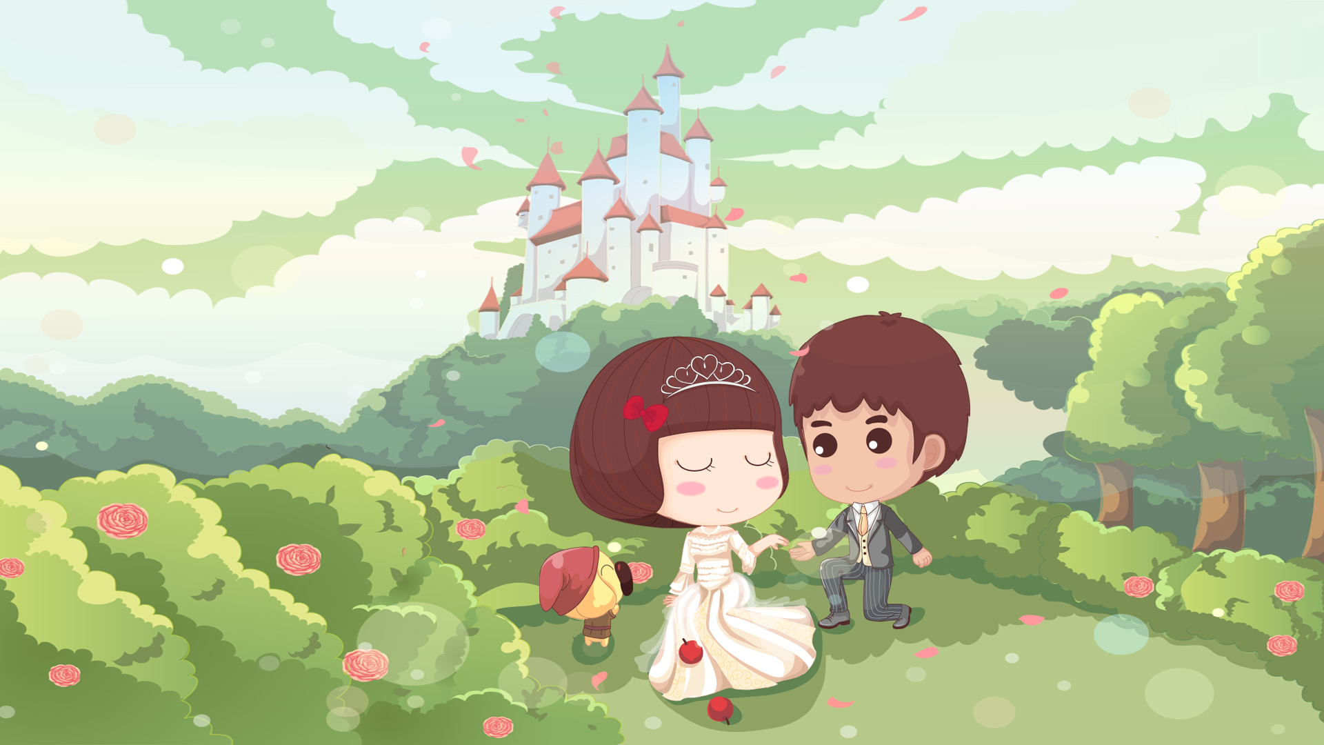 动漫,麦拉风,我的婚纱系列,儿童桌面专用