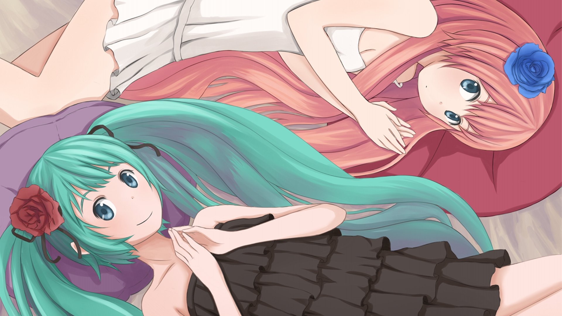 动漫,动漫少女,初音未来,儿童桌面专用