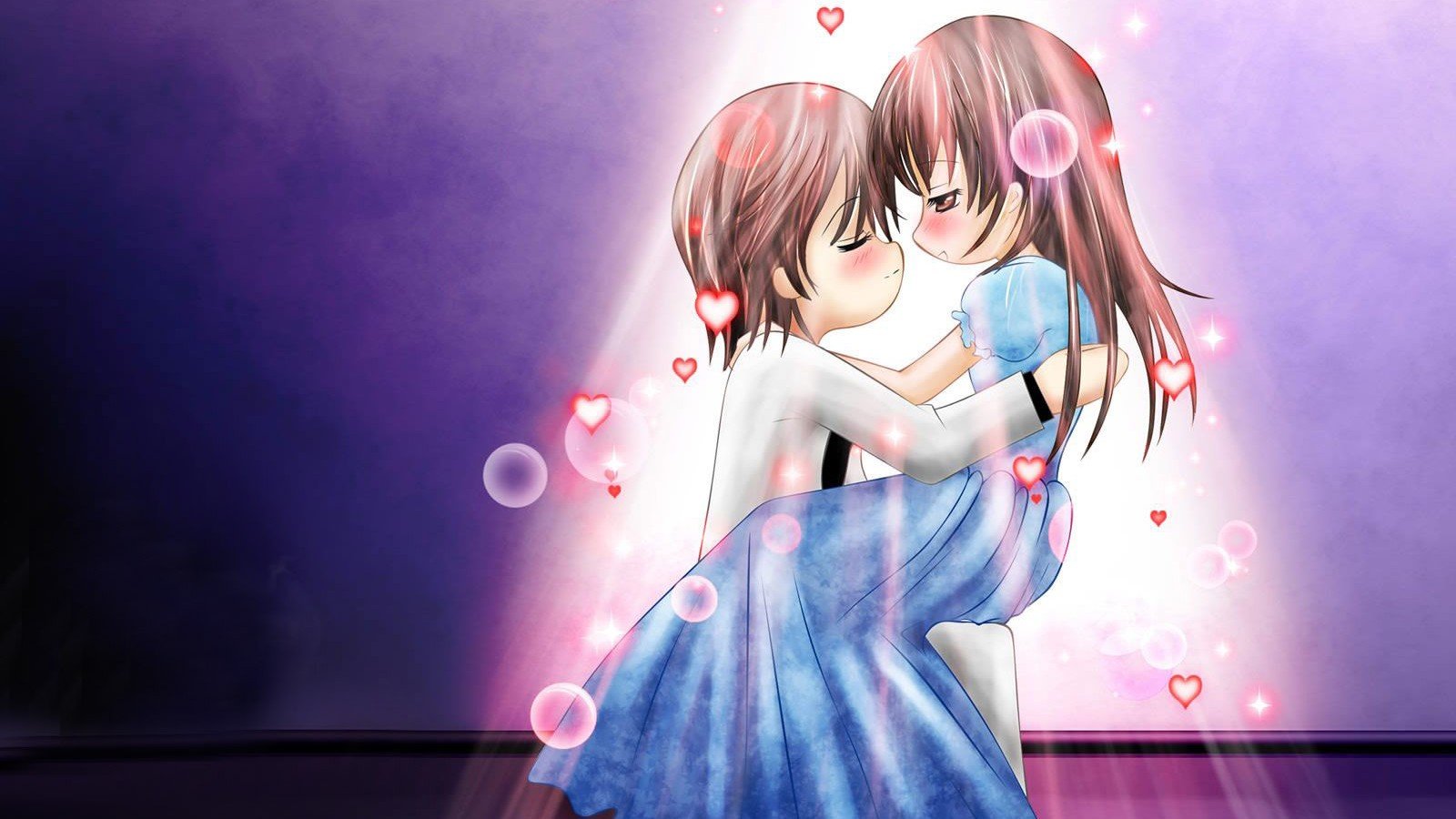 爱情美图,浪漫手绘,拥抱,温馨,幸福