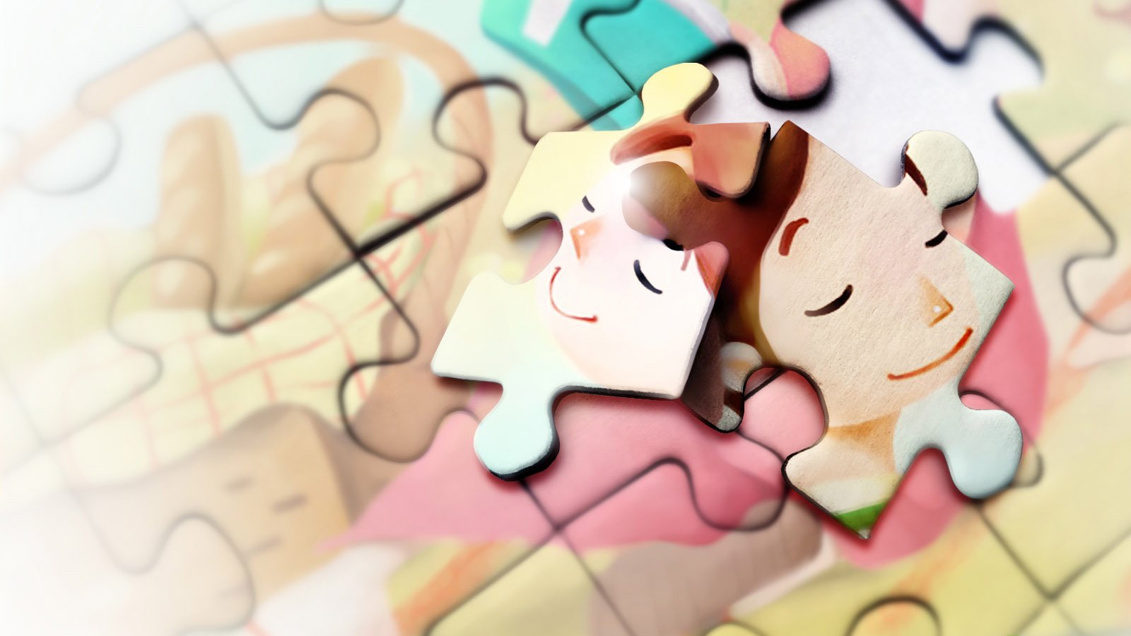 爱情美图,唯美温馨,情侣,拼图,甜蜜,爱你