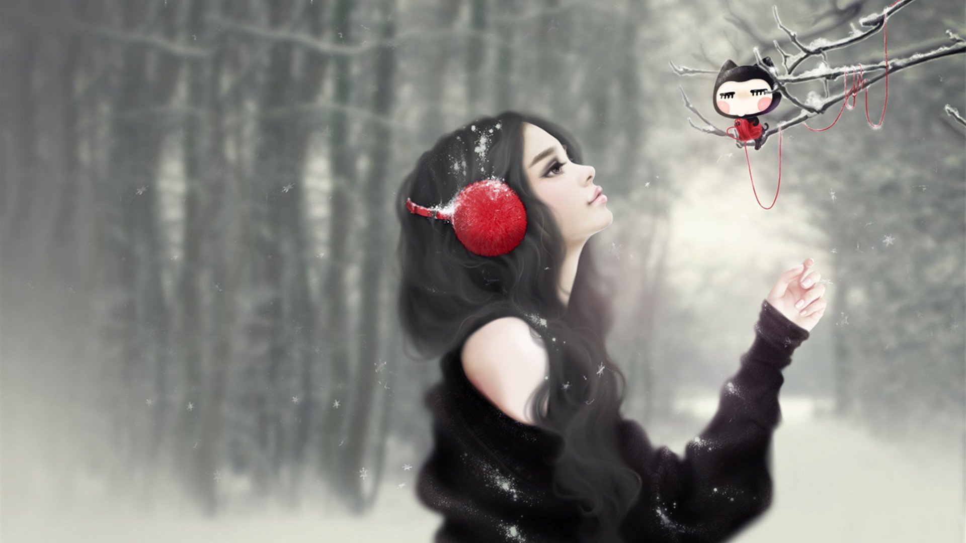 小清新,温馨一刻,一月九日,儿童桌面专用