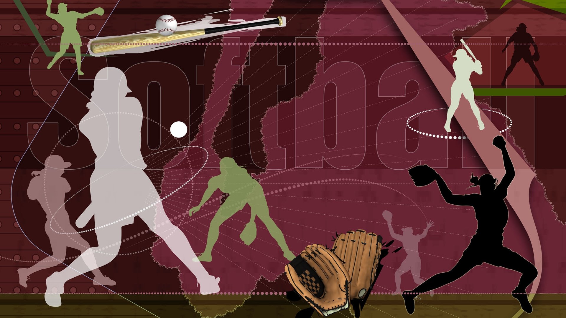 体育,奥运项目,棒球,卡通版,手绘