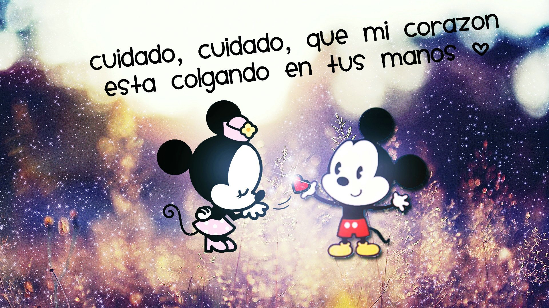 爱情美图,唯美温馨,米老鼠