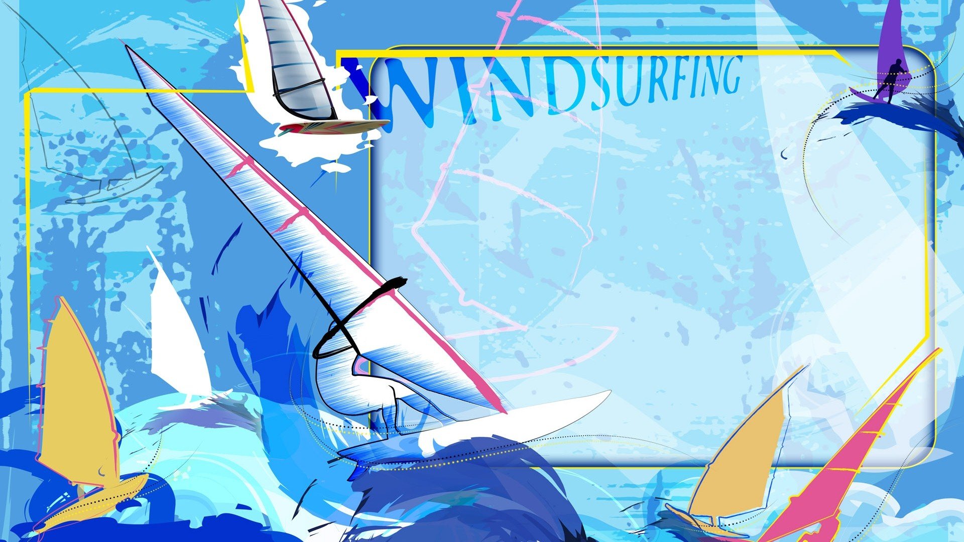 体育,奥运项目,手绘,帆船