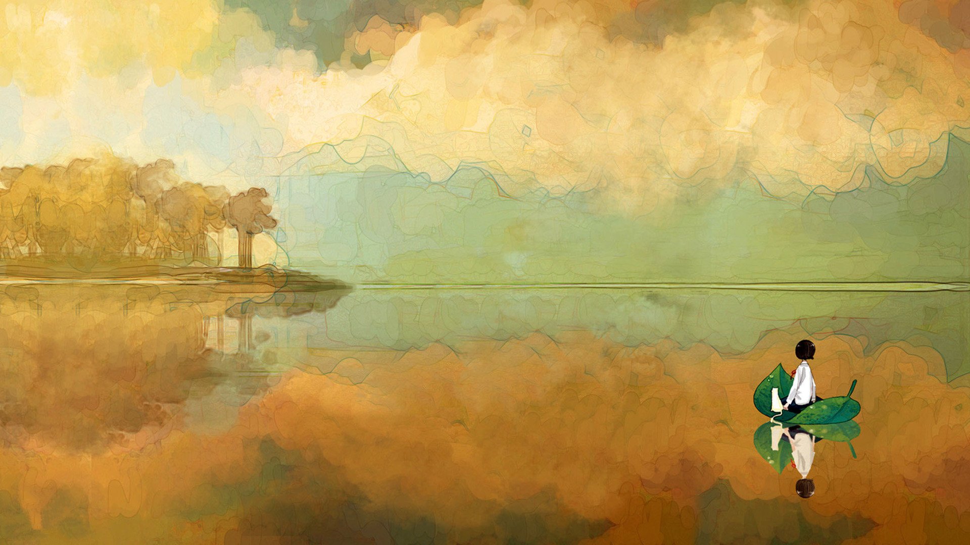 小清新,温馨一刻,1月15日,儿童桌面专用