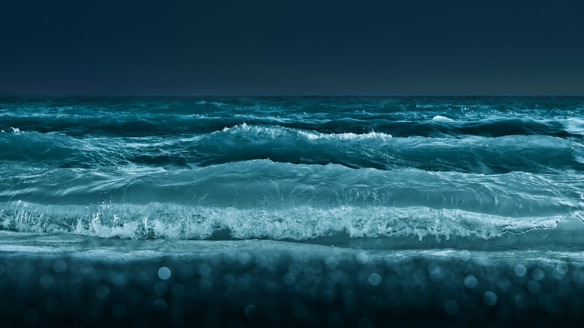 小清新,护眼壁纸,海浪,一月八日,儿童桌面专用