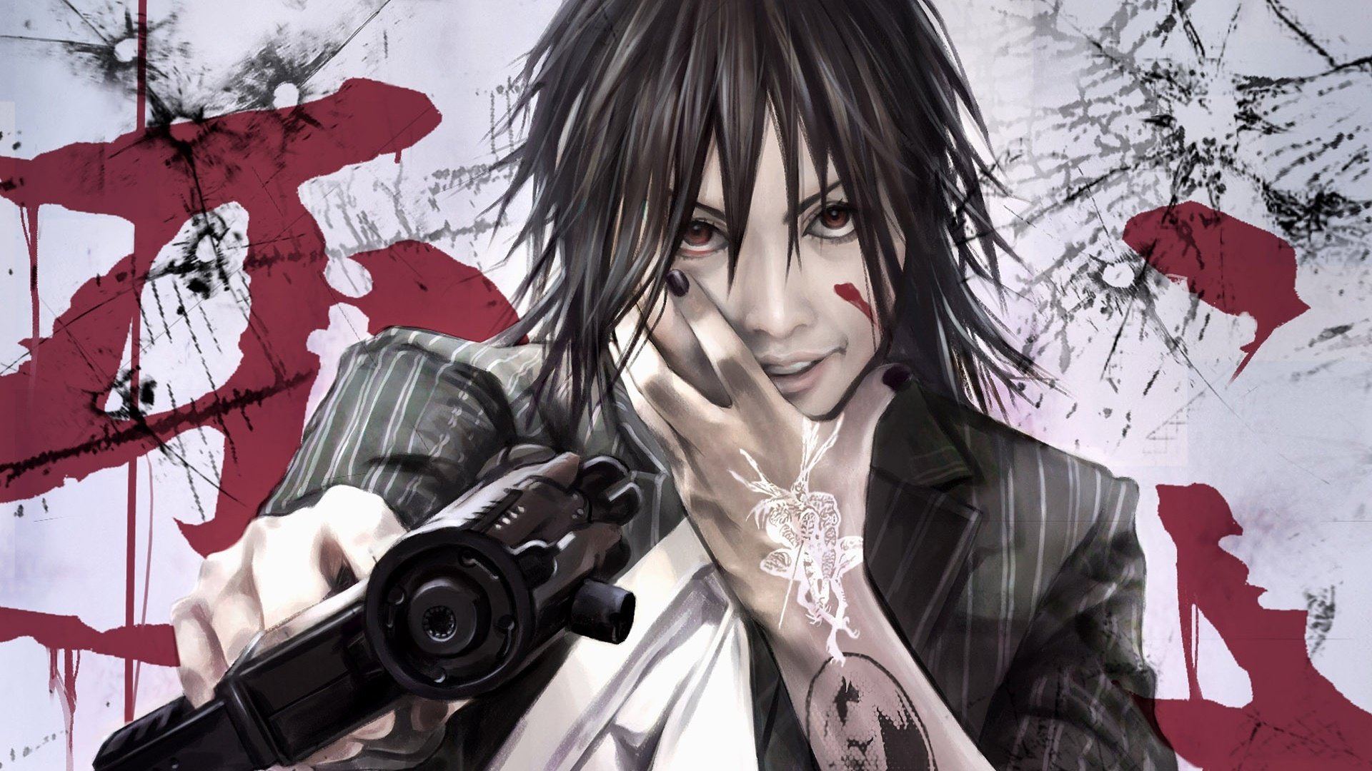 动漫,动漫角色,杀手,插画,手绘