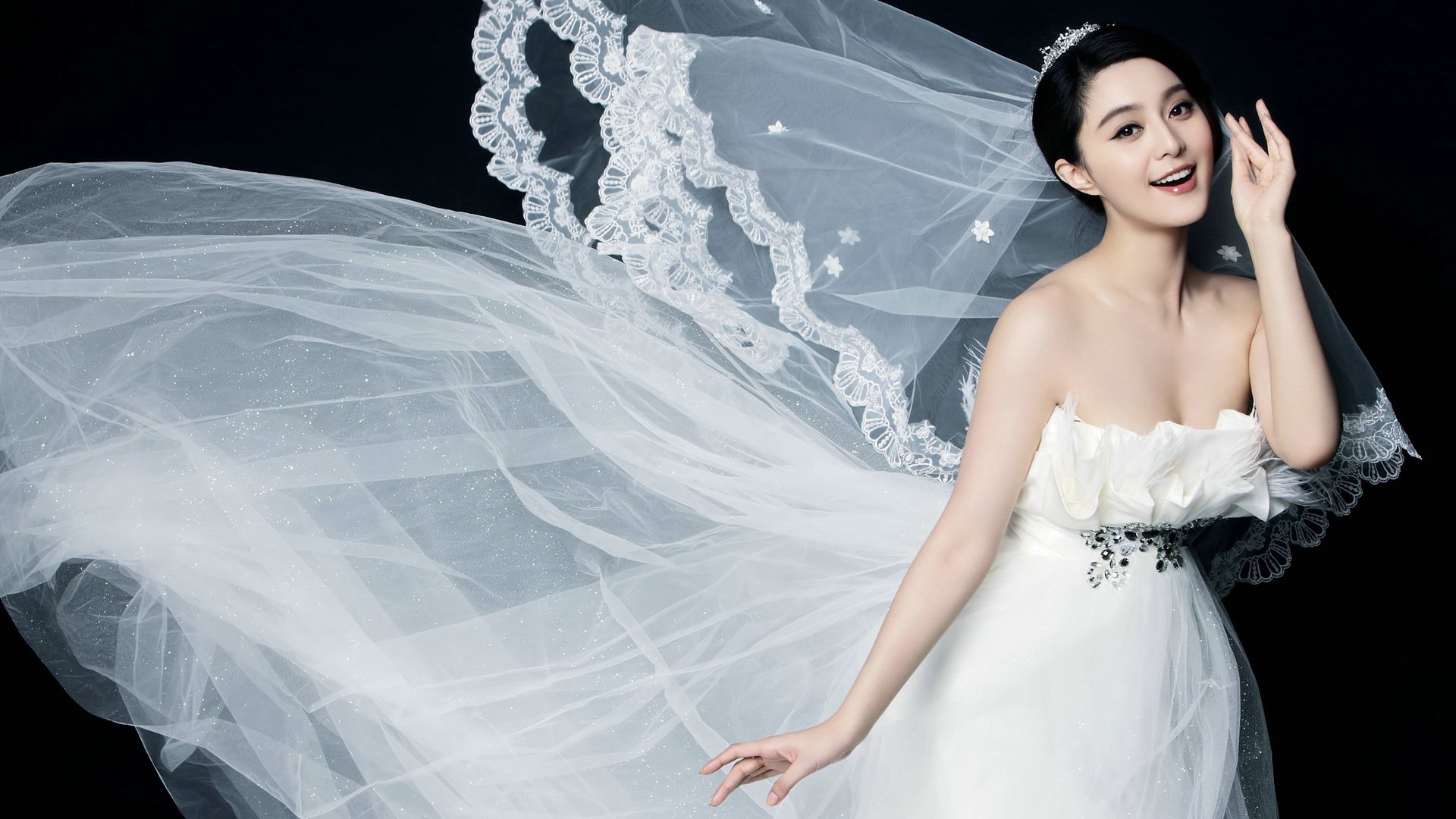 爱情美图,唯美温馨,范冰冰,婚纱,幸福