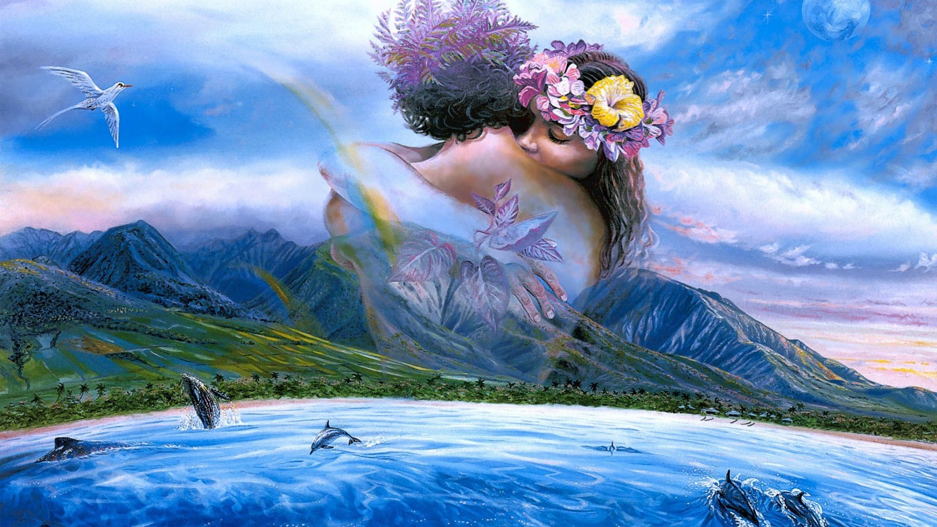 爱情美图,唯美温馨,情侣,在一起,恩爱,爱你