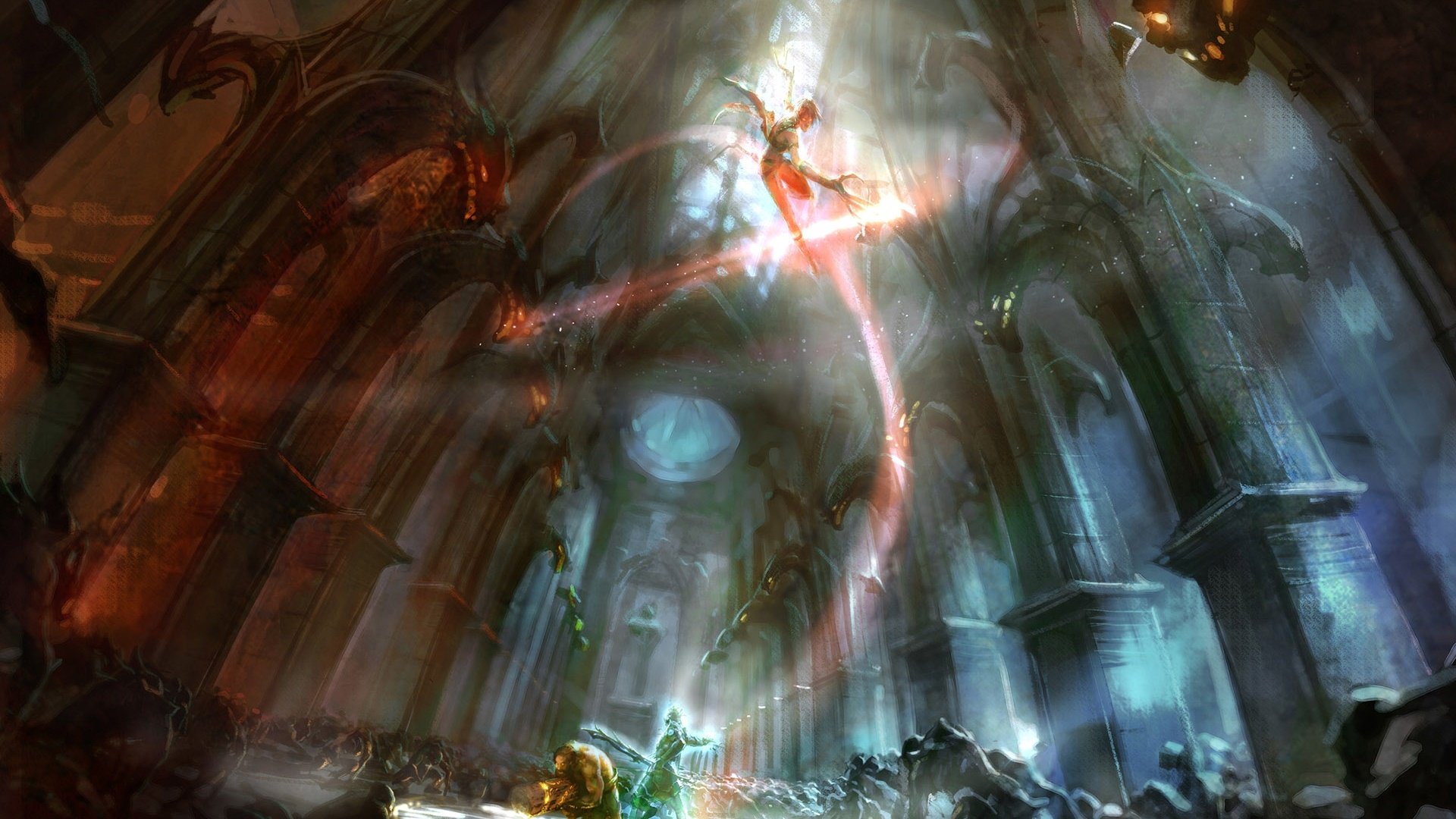 游戏,游戏角色,插画,Cg图,游戏场景