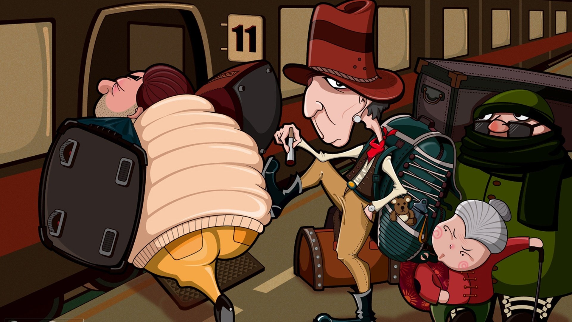 动漫,春运,360壁纸,儿童桌面专用