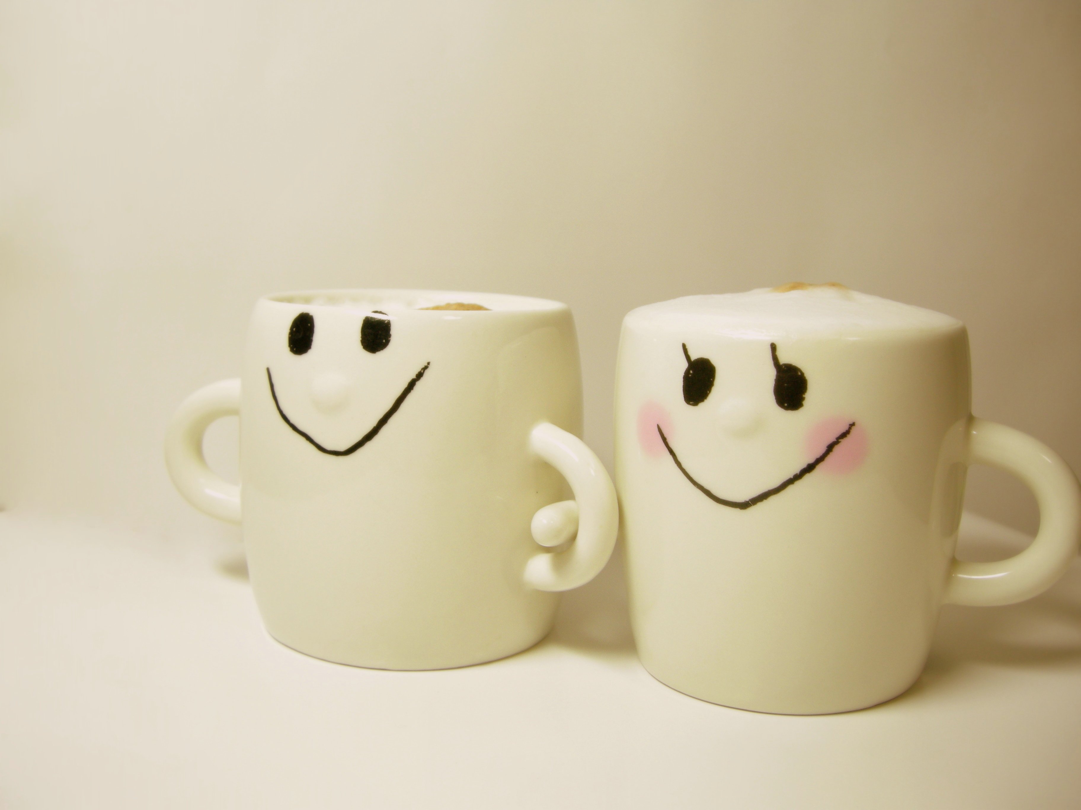 爱情美图,唯美温馨,杯子,在一起,可爱,幸福