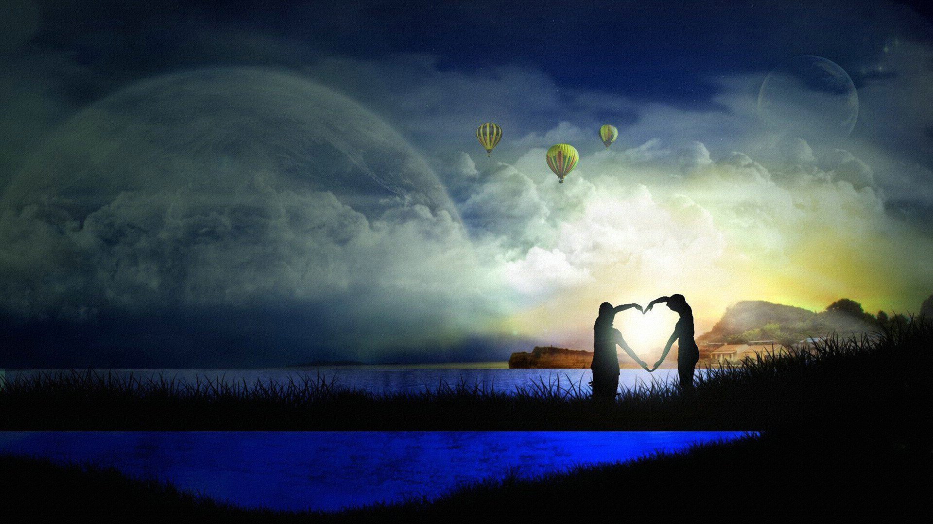 爱情美图,唯美温馨,爱心,幸福