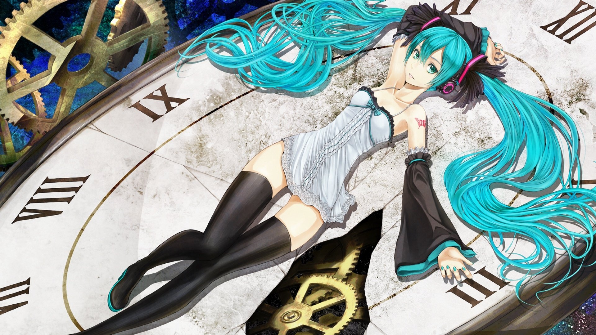 动漫,动漫少女,初音未来,儿童桌面专用