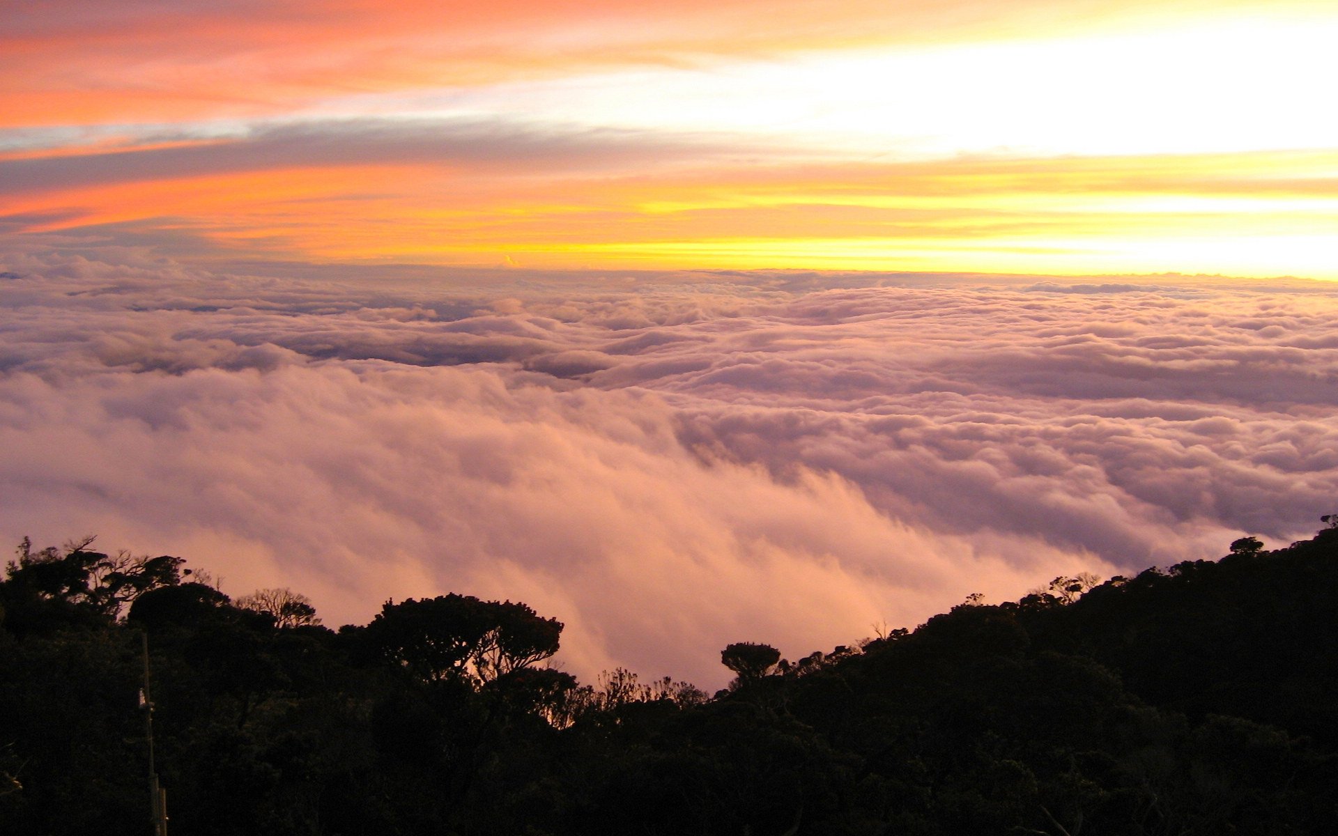 开阔,风景,阳光,大气,旅游,云海,蓝天,云彩,天空,儿童桌面专用