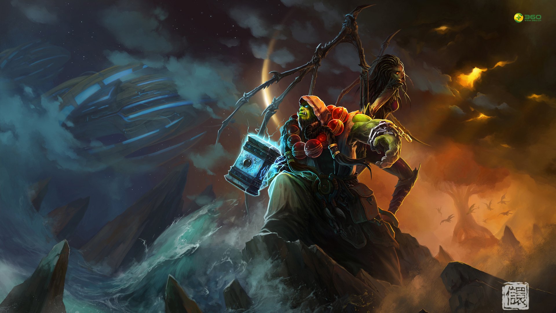 游戏,暴雪,虫族首领,刀锋女王,术士,魔兽世界,最后的咆哮