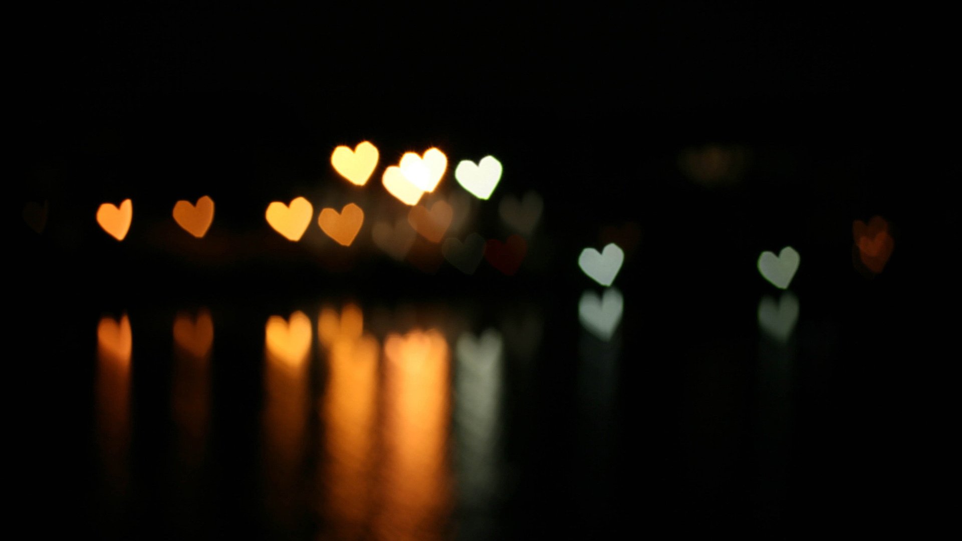 爱情美图,唯美温馨,夜景,爱心